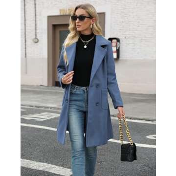 Elegant Bankeng Women Winter Wool Blend Coat for Stylish Wear