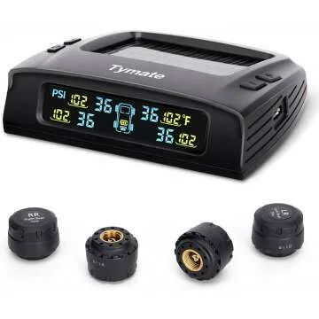 Tymate RV TPMS - Solar-Powered Tire Monitor System