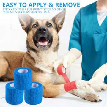 KISEER 15 Pack Self Adhesive Bandage Rolls for All