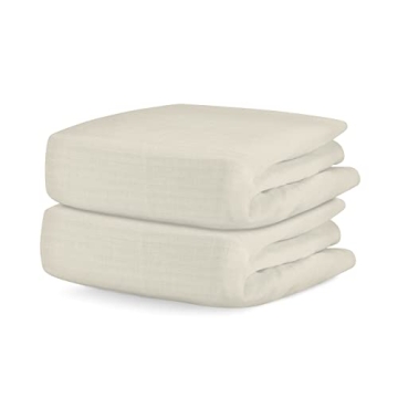 Newton Baby Organic Fitted Crib Sheets 2-Pack - Ultra Breathable & Soft