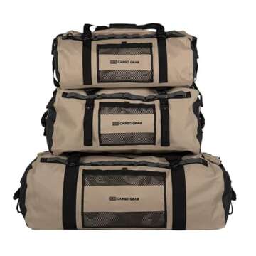 ARB 10100300 Brown Cargo Gear Stormproof 50 L (3200 cubic inches of storage) Ideal to keep your gear organized and dry