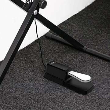 ENJOYPRO Sustain Pedal with Switchable Polarity for Keyboards