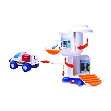 ASTRO VENTURE Space Playset for Kids with Light and Sound