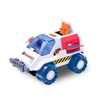 ASTRO VENTURE Space Playset - Toy Space Shuttle, Space Station & Space Rover with Lights and Sound & 2 Astronaut Figurine Toys for Boys and Girls