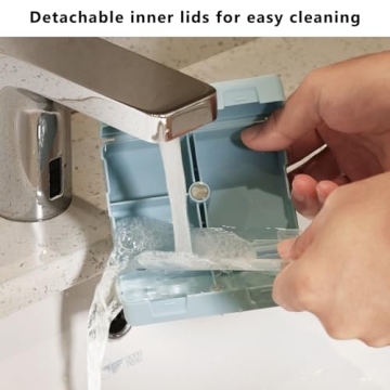 FYY Daily Pill Organizer with 7 Compartments for Travel