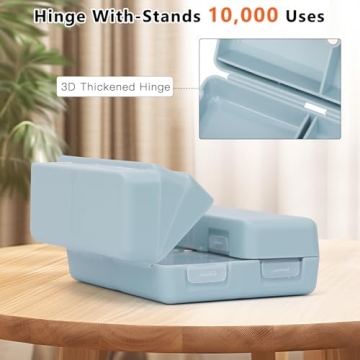 FYY Daily Pill Organizer with 7 Compartments for Travel