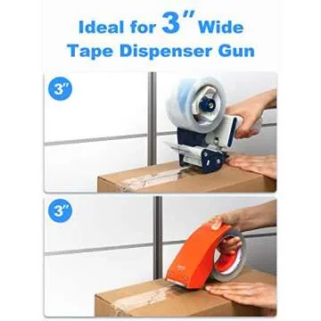 JARLINK Clearer Packing Tape 24 Rolls, Heavy Duty Packaging Tape for Shipping Packaging Moving Sealing, 2.8mil Thicker, 1.88 inches Wide, 60 Yards Per Roll, 1440 Total Yards