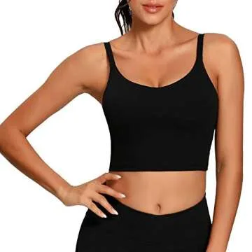 Lemedy Adjustable Strap Sports Bra for Comfort in Workouts