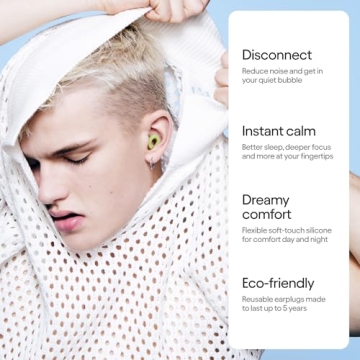 Loop Quiet 2 Earplugs – Noise Reduction for Sleep & Focus