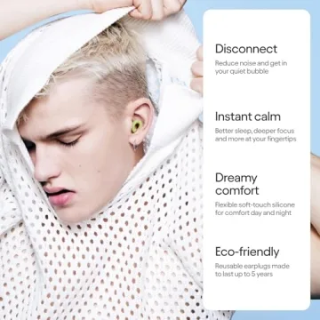 Loop Quiet 2 Earplugs – Noise Reduction for Sleep & Focus