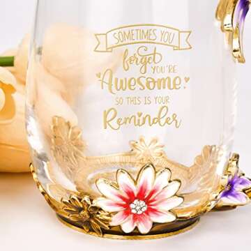 OEAGO Inspirational Gifts for Women Gifts for Coworkers Female Unqie Gift Idea for Birthday Coworker Gifts for Women Thank you Gifts for Women,Girlfriend,Girls,Friend,Wife,Mom