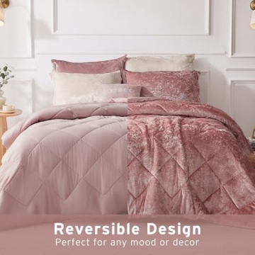 Luxury Velvet Twin Comforter Set for All Seasons