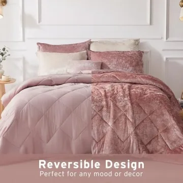 Luxury Velvet Twin Comforter Set for All Seasons