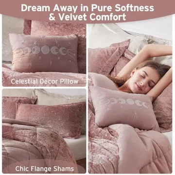 Luxury Velvet Twin Comforter Set for All Seasons