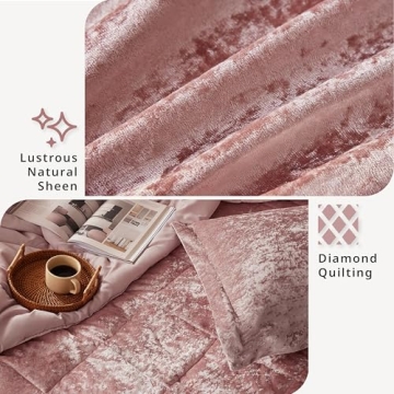Luxury Velvet Twin Comforter Set for All Seasons