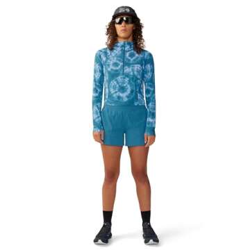 Mountain Hardwear Women's Standard Dynama/2 Short, Baltic Blue, Medium