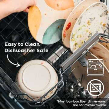 Nook Theory Bamboo Bowls for Kids - Safe & Stylish 4 Pack