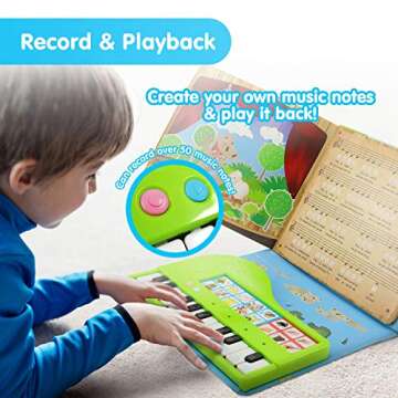 BEST LEARNING My First Piano Book for Toddlers Ages 3-5