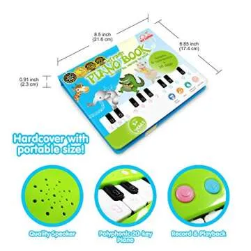 BEST LEARNING My First Piano Book for Toddlers Ages 3-5