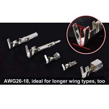 ENGINEER PA-21 Engineer Precision Crimping Pliers, Crimping Tool, Open Barrel, Long Barrel Terminal