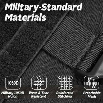 Heavy Duty Rabbitgoo Tactical Dog Harness for Large Breeds