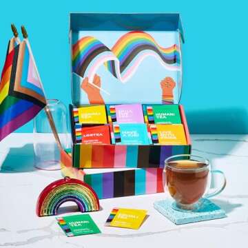 Pride Love is Love Tea Gift Set with 6 Flavors of Tea