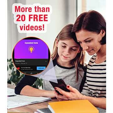 Spectrum Complete Learning + Videos 5th Grade Workbook All Subjects, Language Arts, Reading Comprehension, Writing, and Math Book for Kids Ages 10-11 With Video Tutorials