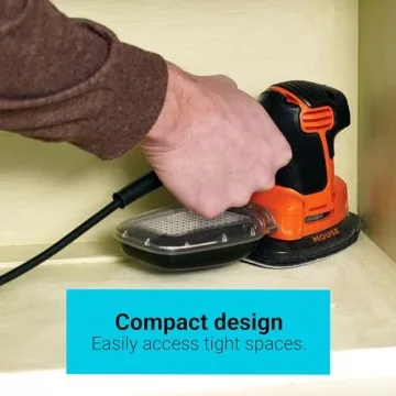BLACK+DECKER Compact Detail Sander with 3-Position Grip