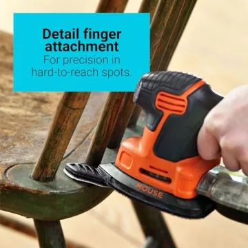 BLACK+DECKER Compact Detail Sander with 3-Position Grip