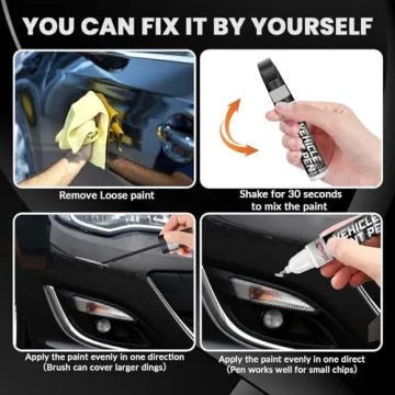 Black Touch Up Paint for Cars - Scratch Repair Made Easy