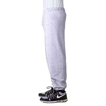 Jerzees 8 oz Sweatpant (973M) No Pockets Available in 10 Colors - White 973M S