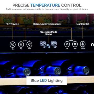 NewAir 24" Wine and Beverage Refrigerator for Home