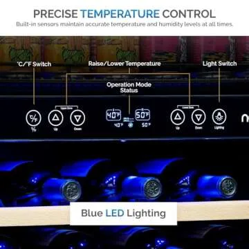 NewAir 24" Wine and Beverage Refrigerator for Home