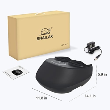 Snailax Heated Foot Massager - FSA & HSA Approved