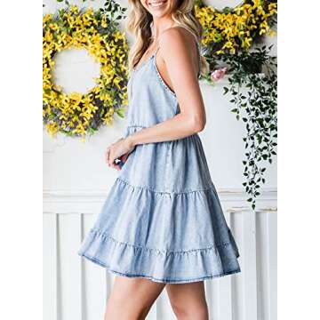 Cute Summer Denim Cami Dress for Women - Chic & Comfy
