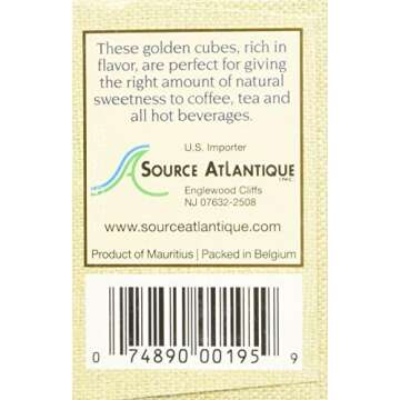 Gilway Demerara Sugar Cubes | From Natural Cane Sugar | 17.6 oz (500g) each [Pack of 2]