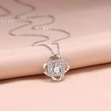 JoycuFF Mom Birthday & Mother's Day Necklace 925 Silver