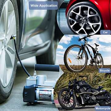 2PCs Air Inflator Hose Adapter for Quick Tire Inflation