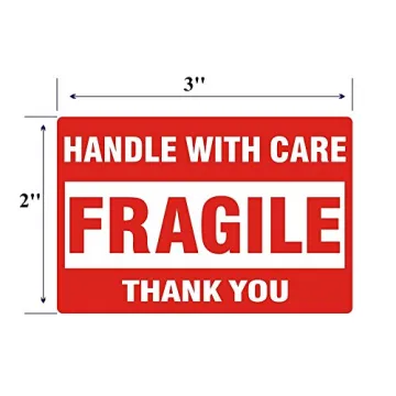 1 Roll 500 Labels Fragile Stickers for Shipping Deals