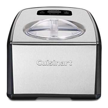 Cuisinart ICE-100 Compressor Ice Cream and Gelato Maker Bundle with Ice Cream Homemade Ice Cream and...