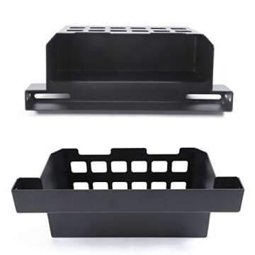 Rear Molle Panel Trunk Side Cargo Rack Shelf Organizer Storage Tray Basket Metal Cargo Holder for Jeep Wrangler TJ JK JL