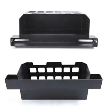 Rear Molle Panel Trunk Side Cargo Rack Shelf Organizer Storage Tray Basket Metal Cargo Holder for Jeep Wrangler TJ JK JL