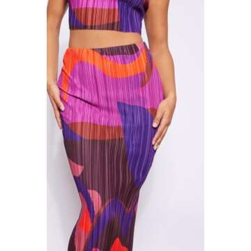 LASPIA Women's Summer 2 Piece Beach Outfit in Pink