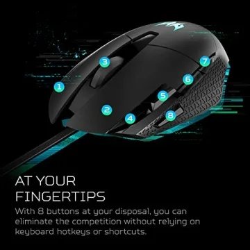 Acer Predator Cestus 315 Gaming Mouse - Adjustable DPI & Custom Controls