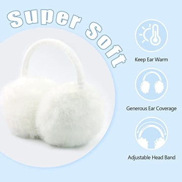 FSTEOE Warm Winter Ear Muffs for Stylish Comfort