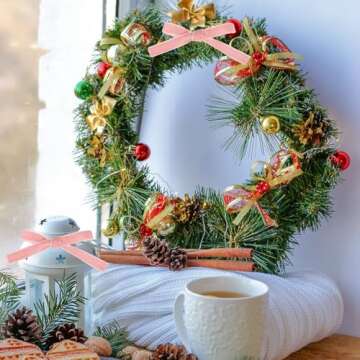 Pink Velvet Ribbon 3/8 Inch Velvet Fabric by The 30 Yards Vintage Thin Valentines Velvet Ribbon for Choker Gift Wrapping Hair Bows Flower Bouquet Wedding Valentine's Day Mother's Day Decorations