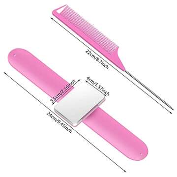 6 Pcs Magnetic Wrist Sewing Pincushions with Pintail Combs, Perfect for Crafts