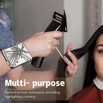 Versatile Magnetic Wrist Sewing Pincushions & Combs Set