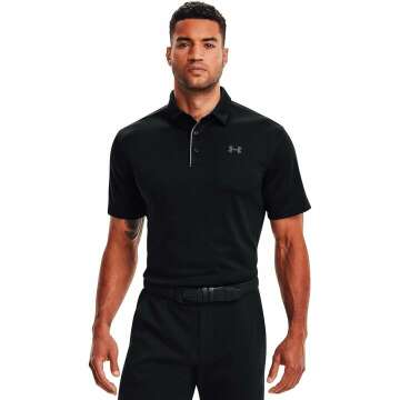 Under Armour Men's Tech Golf Polo - Lightweight & Stylish Performance Wear