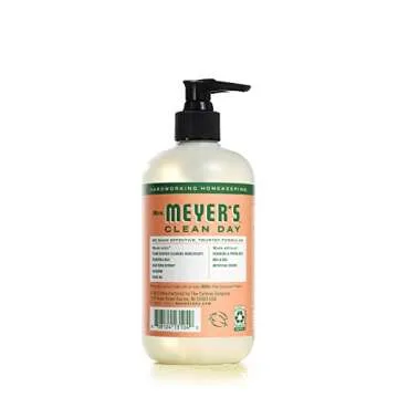 Mrs. Meyer's Hand Soap, Made with Essential Oils, Biodegradable Formula, Geranium, 12.5 fl. oz